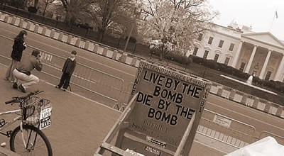 white house irony